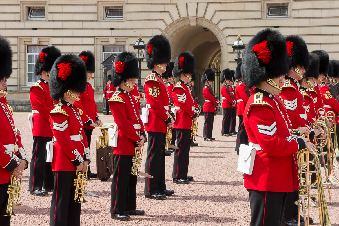 La relève de la garde à Buckingham Palace