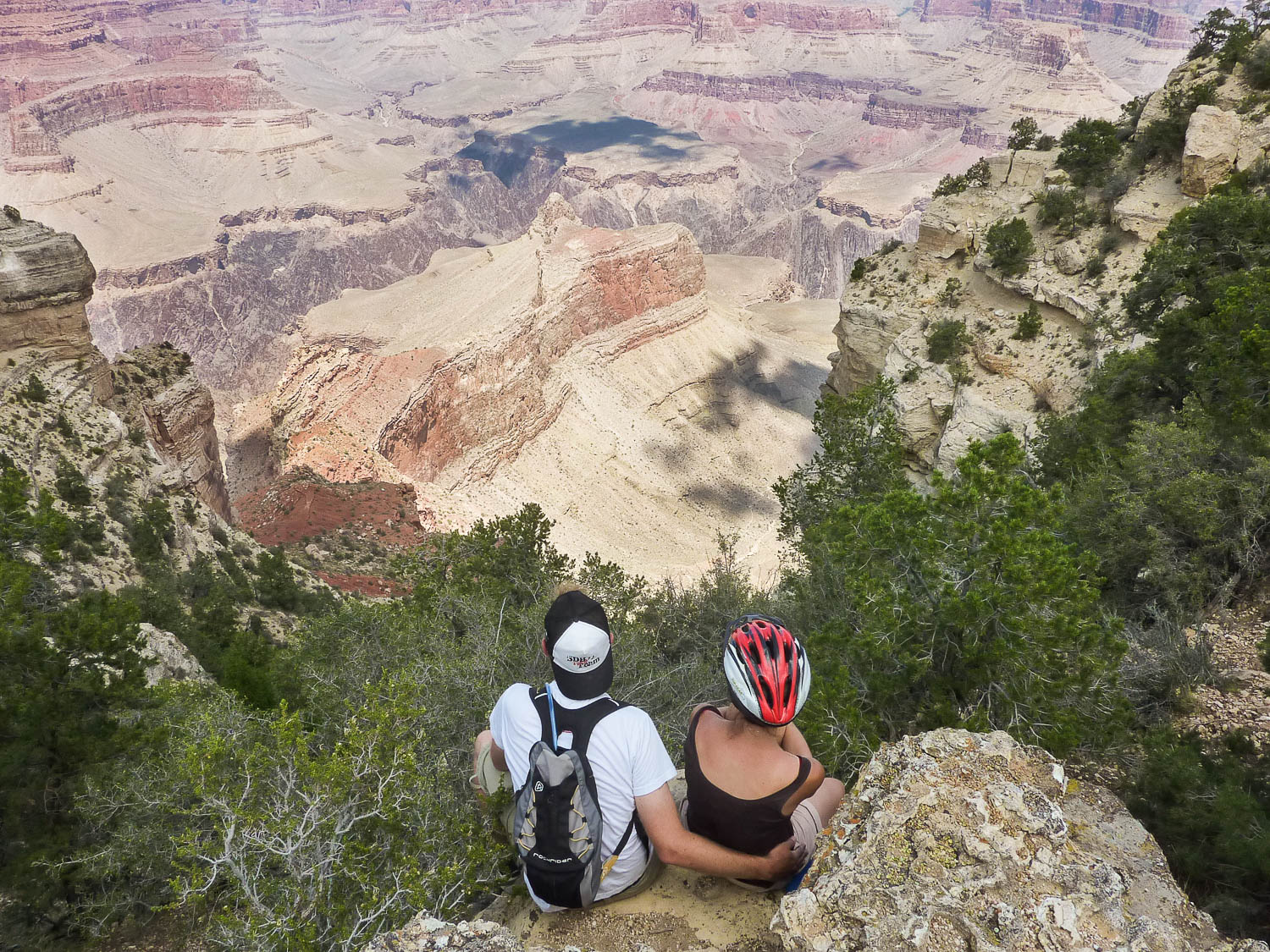 Balade en vélo depuis la rive sud du Grand Canyon